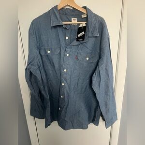 Levi's Casual Blue Button-Down Shirt